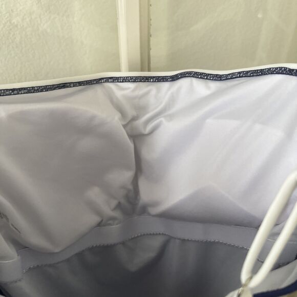 Blue One Piece Swimsuit Tummy Control Women's Large Bathing Suit - Picture 7 of 9